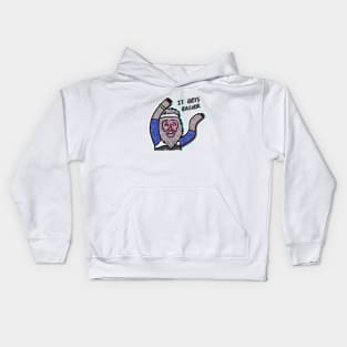 It get easier baboon Kids Hoodie